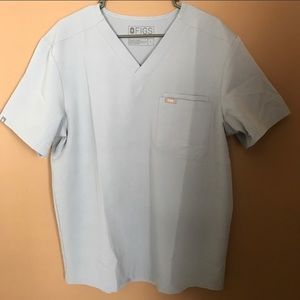 Perfect condition light blue figs scrub set